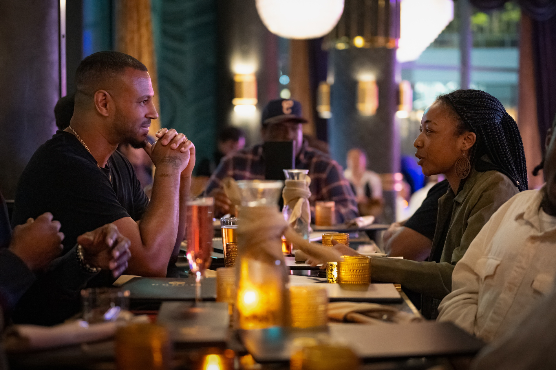 Brandon at a dinner